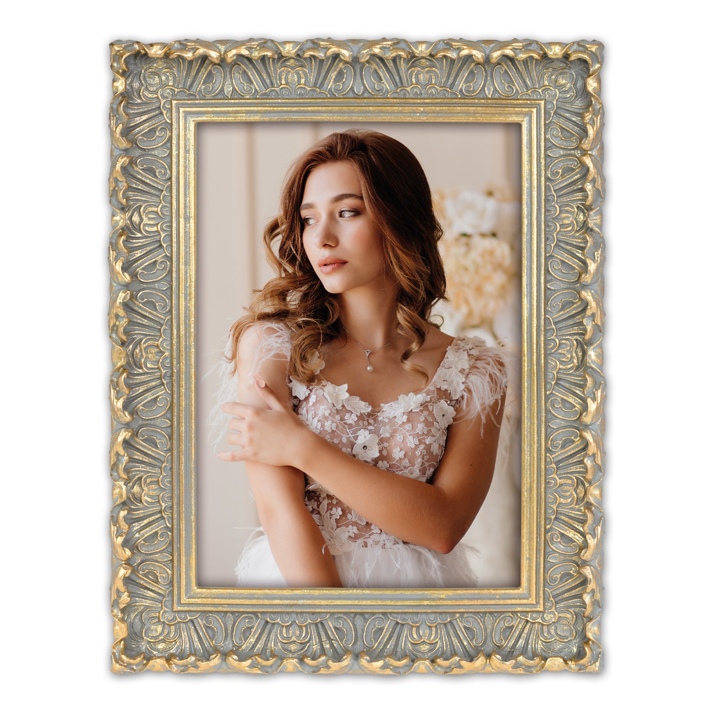 Ramka Italia Valbonne  13x18 - Szary, 13x18, 13x18