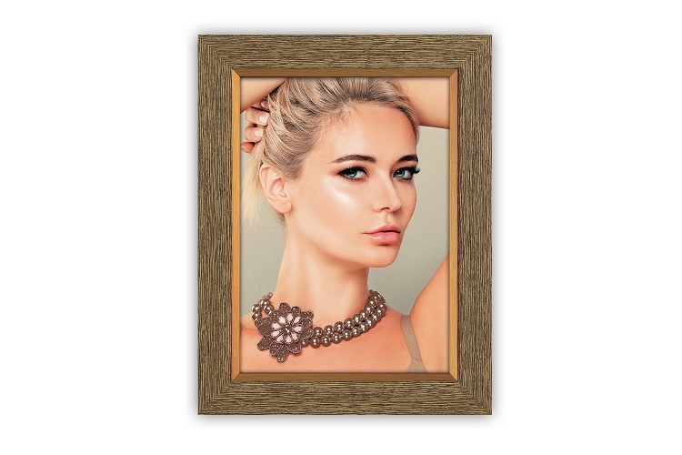 Ramka ITALIA 13x18 QUENTIN brązowa (ZRB57) - złoty