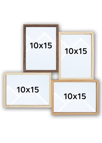 Ramka Italia Montreaux 4Q 4x10/TYY746 - Dąb, 10x15, 10x15 x4