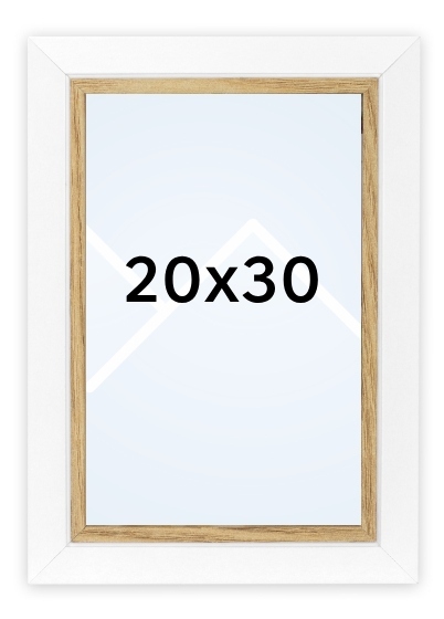 Ramka Italia Ayas - różne formaty - Biały, 20x30, 20x30