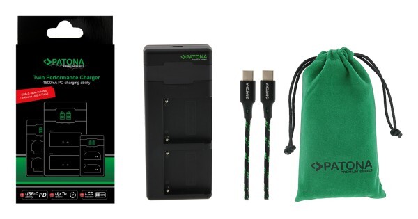 Ładowarka Patona Premium Twin Performance PD EN-EL15 Ładowarka Patona Premium Twin Performance PD EN-EL15