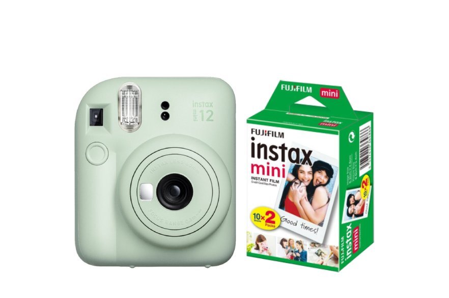 Zestaw Fujifilm Instax Mini 12 (Mint Green) + Wkłady 2x10 (20 zdjęć)