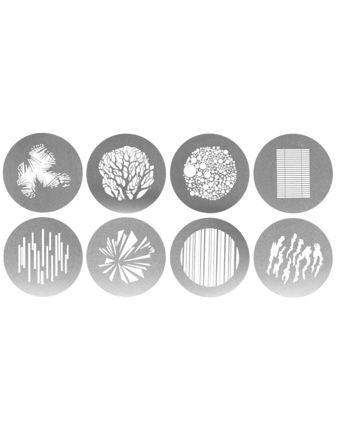 Maski GOBO GlareOne Spotlight Gobo Set 2