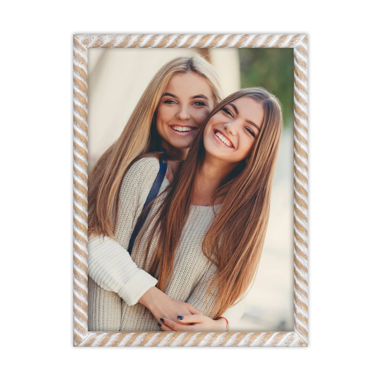 Ramka Italia Lisse - różne formaty - Drewno z białym, 15x20, 15x20 Ramka Italia Lisse - różne formaty - Drewno z białym, 15x20, 15x20