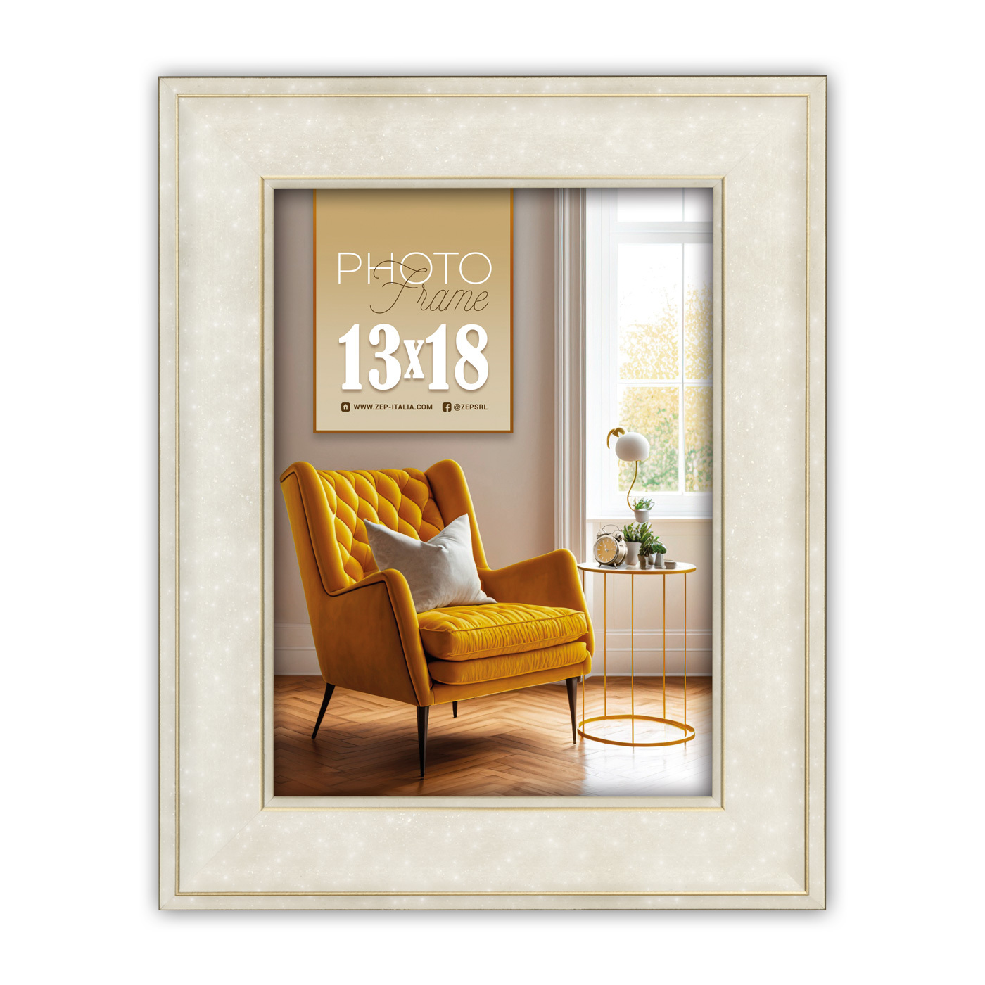 Ramka Italia Venezia - różne kolory i formaty - Biały, 13x18, 13x18