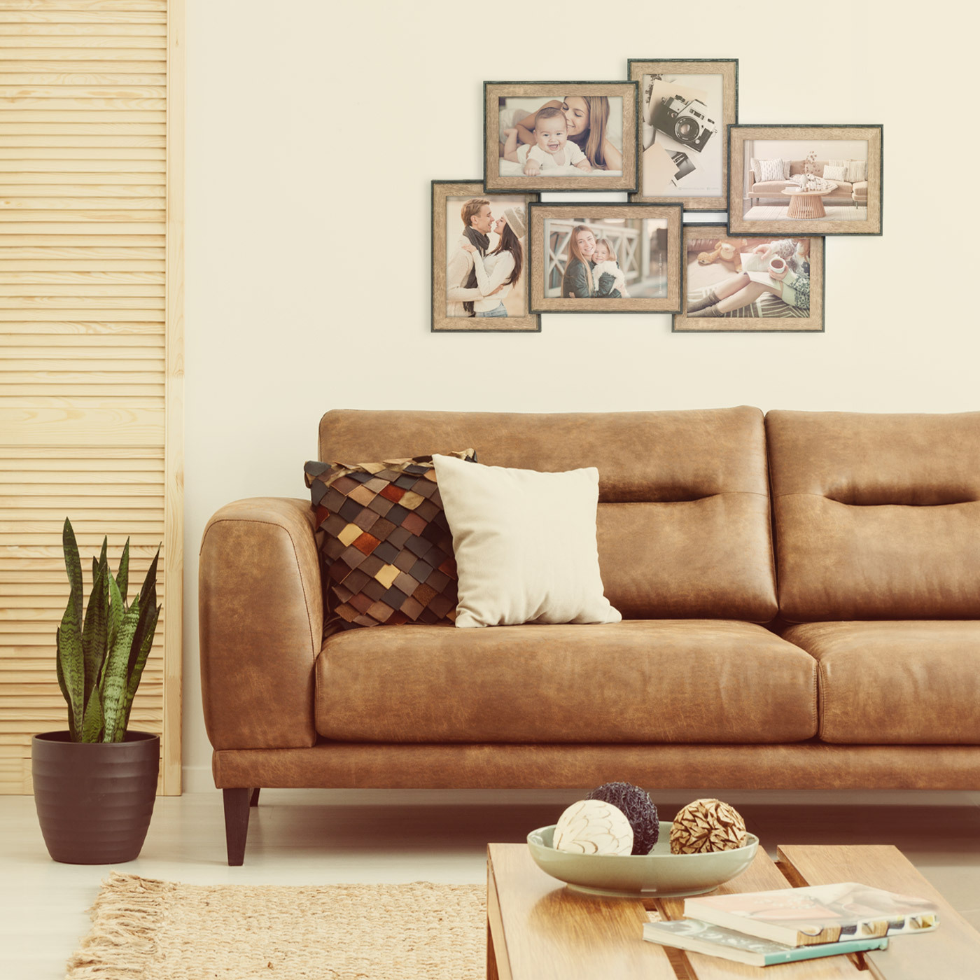 Ramka Italia Lubecca 10x15 x6 - Brązowy, 10x15, 10x15 x6