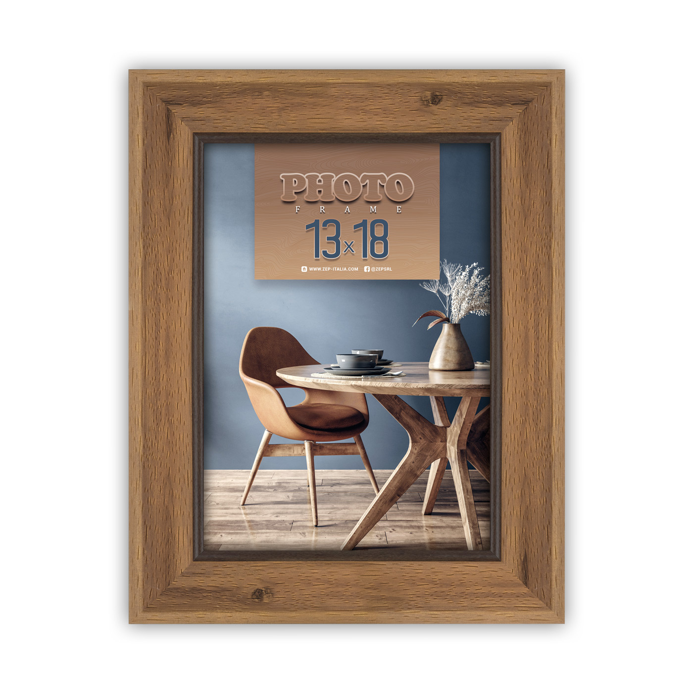 Ramka Italia Arles - różne formaty - Brązowy, 15x20, 15x20