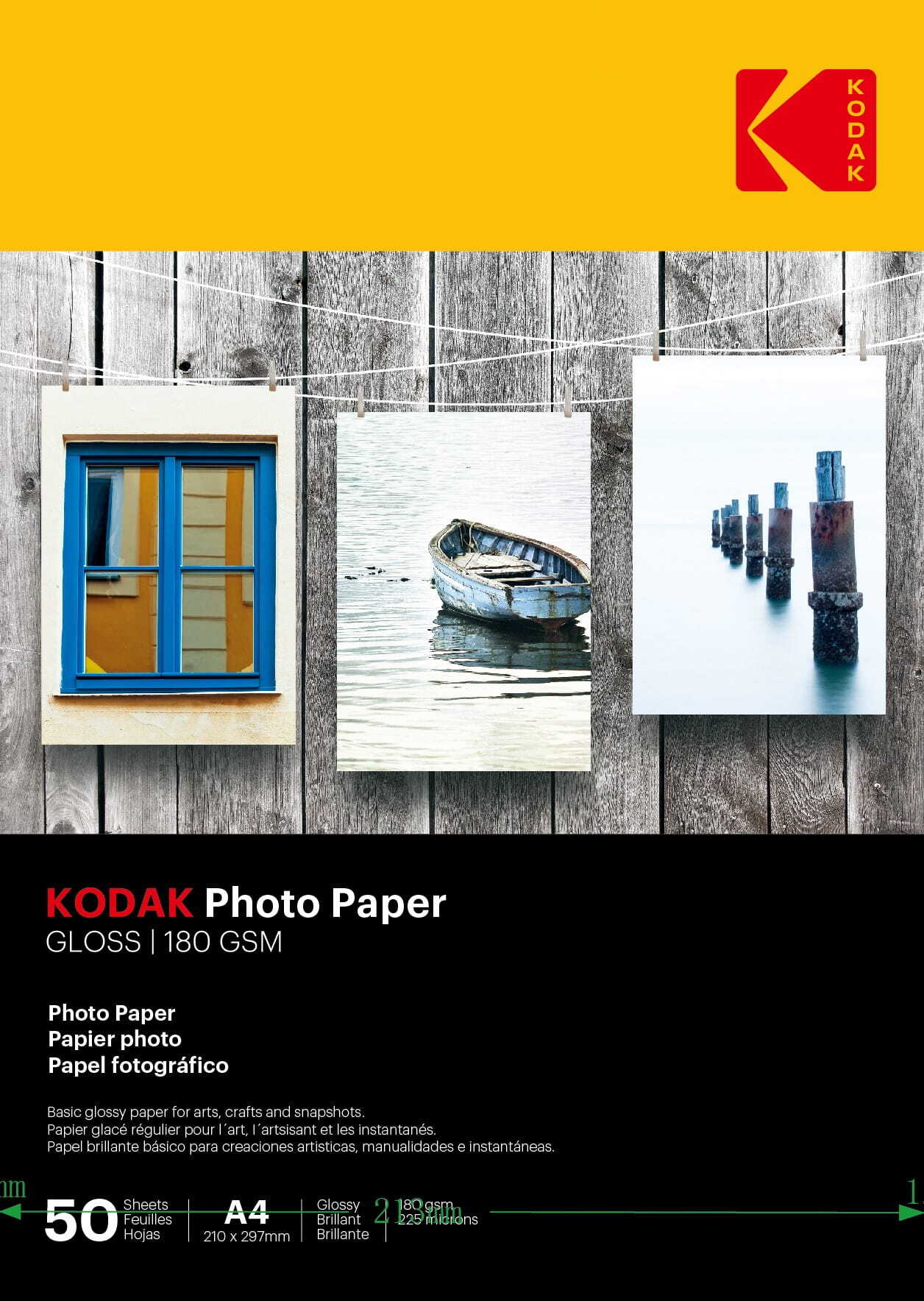 Papier Kodak Glossy 180g A4/50 szt. Papier Kodak Glossy 180g A4/50 szt.