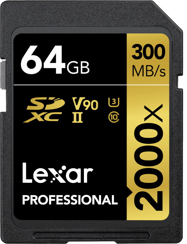 Karta Lexar Pro 2000X SDXC 64GB UHS-II U3 (V90) R300/W260