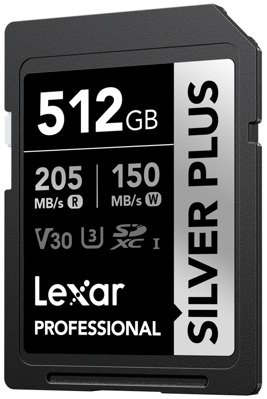 Karta Lexar PRO Silver Plus SDXC 512G 1066X UHS-I/U3/A2/4K R205/W150 (V30)
