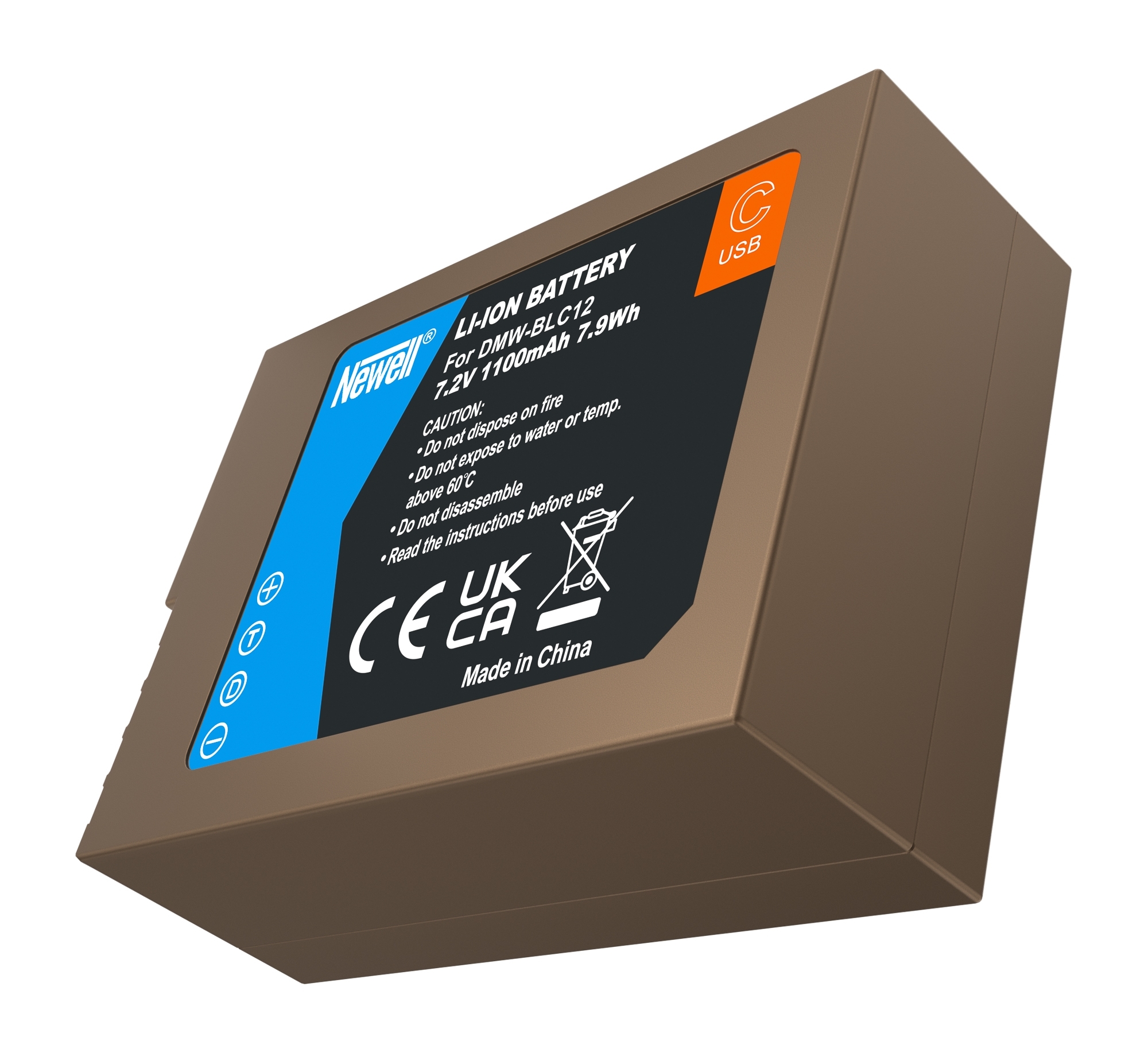 Akumulator Newell zamiennik DMW-BLC12 USB-C do Panasonic