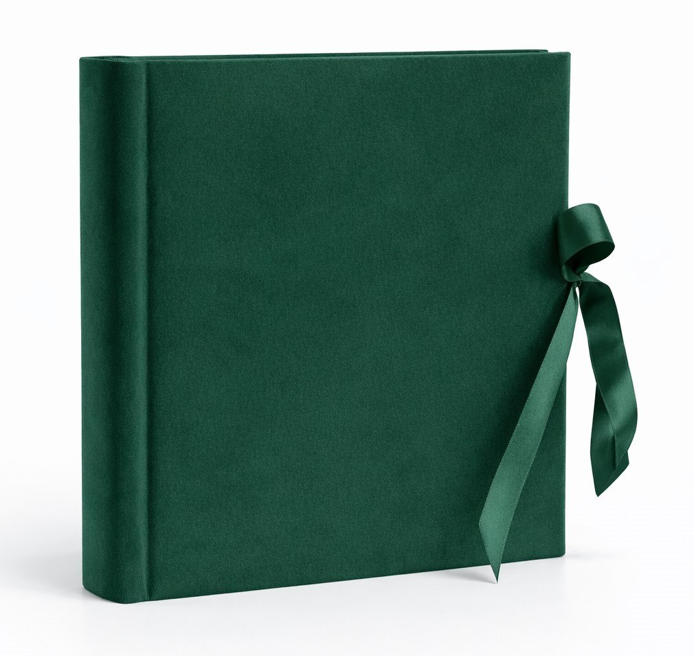 ‎Album tradycyjny szyty 29x32/100 Gedeon Velvet Emerald (czarne karty)