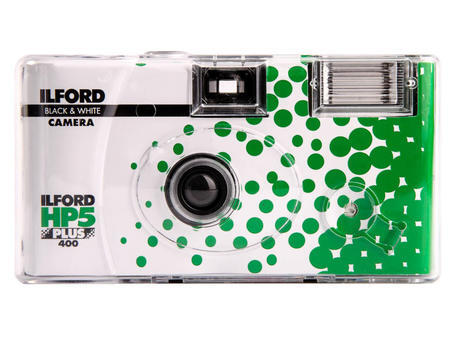 Aparat jednorazowy ILFORD B&W z filmem HP5 Plus 27kl. ISO 400
