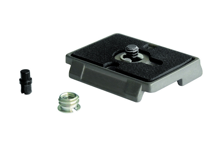 Płytka Manfrotto prostokątna z gwintem 1/4" i adapterem 3/8"