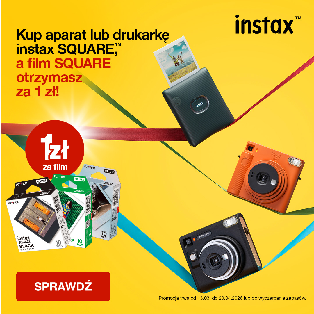 <center>Film Square za 1zł przy zakupie urządzenia</center>