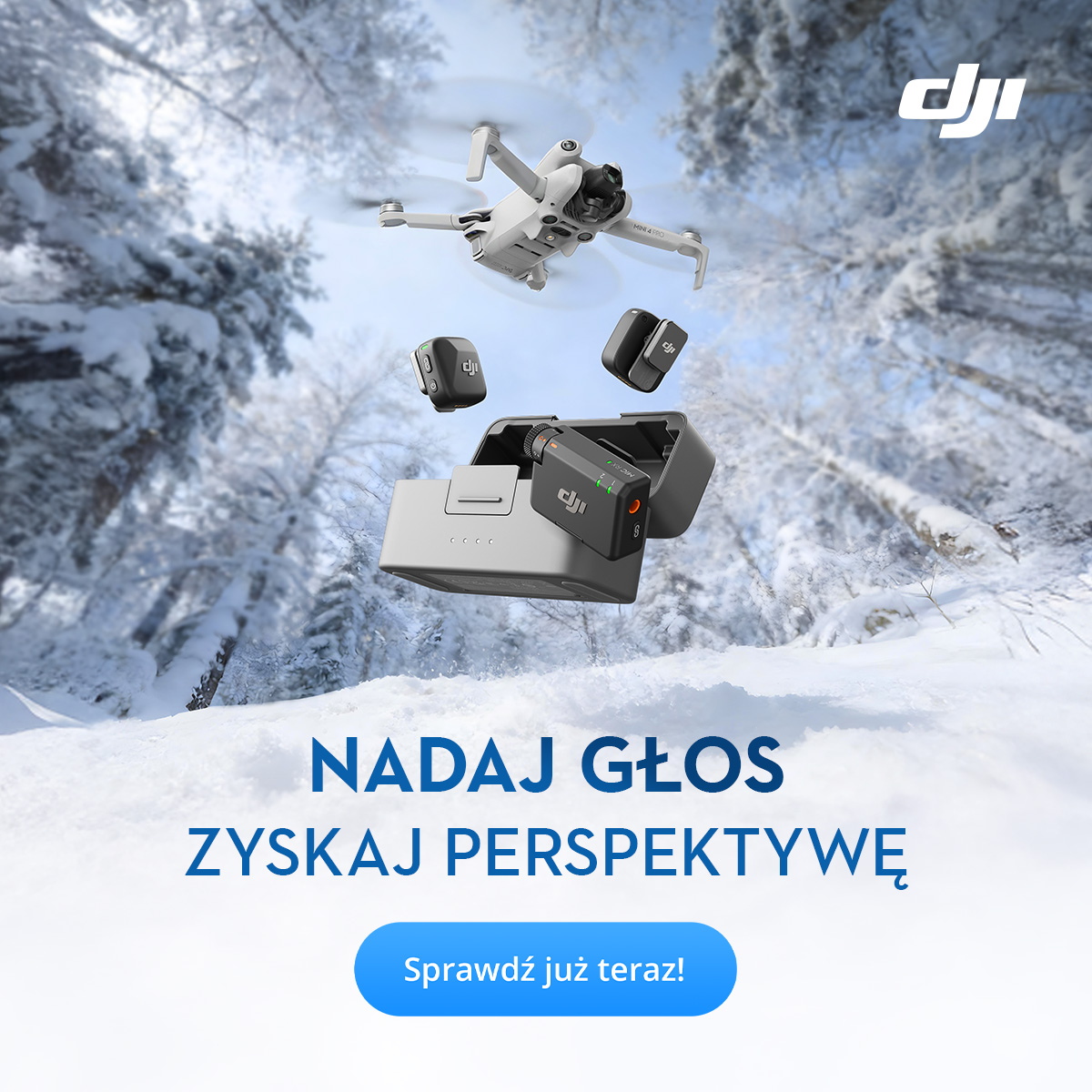 <center>DJI - nadaj głos, zyskaj perspektywę</center>